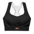 1STAR Mid Outrageous Onyx Longline Sports Bra